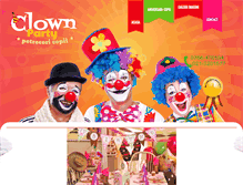 Tablet Screenshot of clownparty.ro